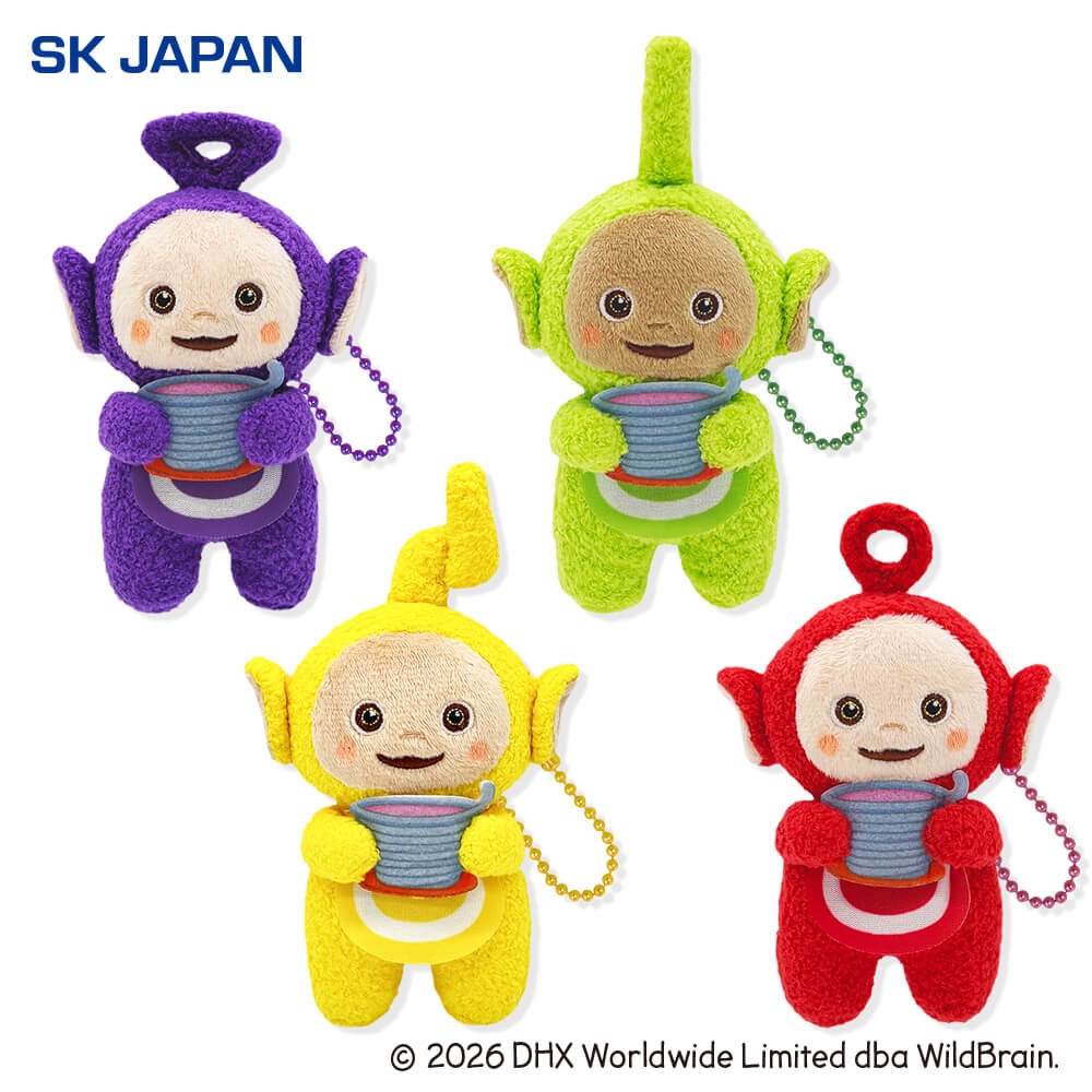 テレタビーズ デフォルメマスコット(タビーカスタードと一緒)