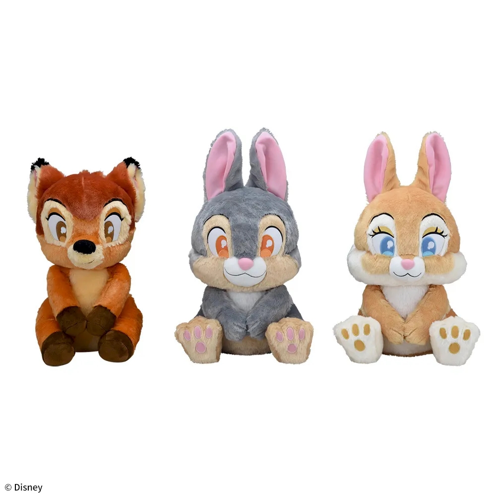 バンビ&とんすけ&ミス・バニー うるりぃみぃ ぬいぐるみ