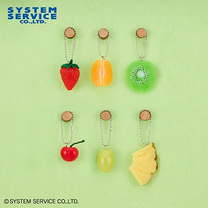 FANS ボールチェーン付きフルーツフィギュア