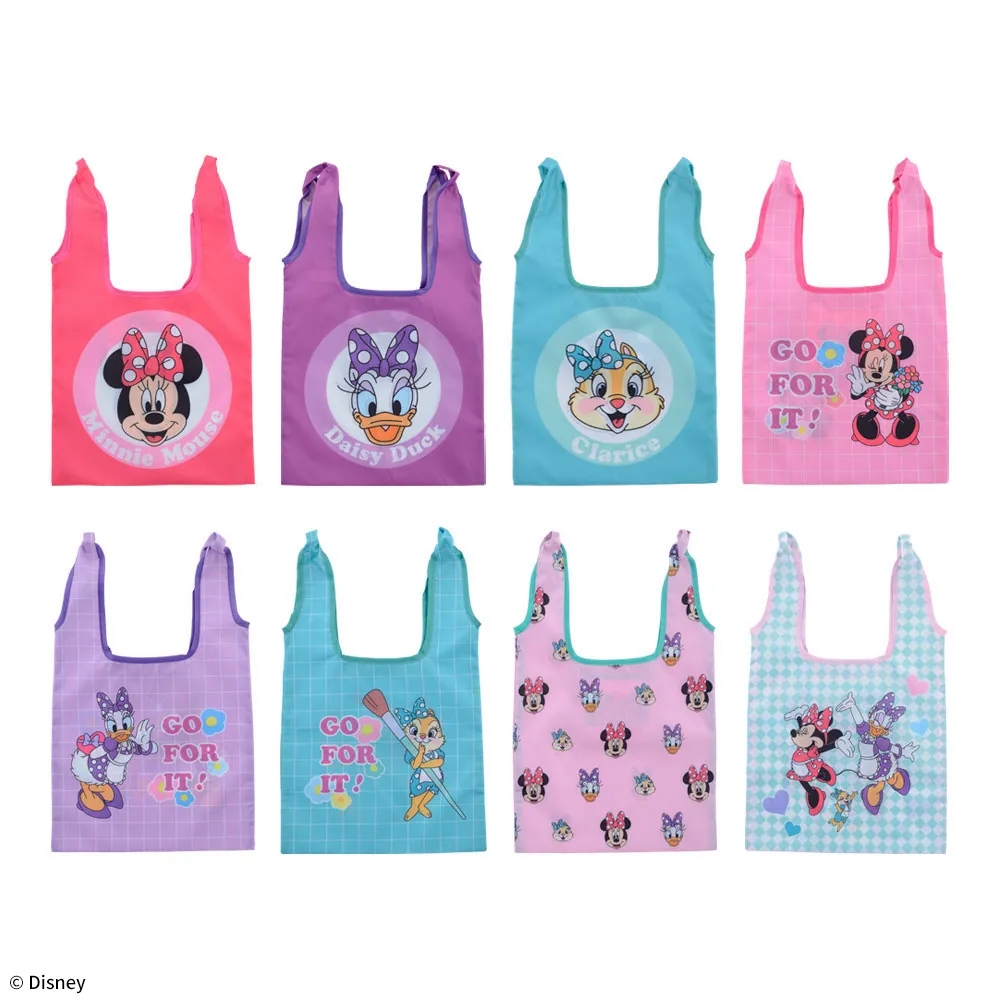ミニーマウス＆デイジーダック&クラリス エコバッグ ～GO FOR IT!～