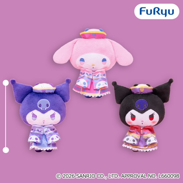 マイメロディ・クロミ ロリータキョンシーぬいぐるみ