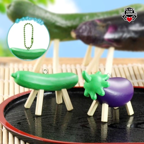 精霊馬ミニチュアマスコットボールチェーン
