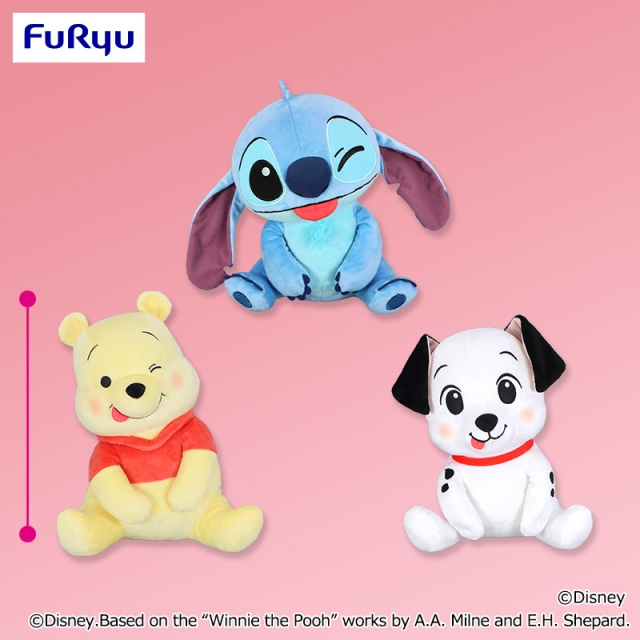 ディズニーキャラクター こてっとぺったん 舌ぺろBIGぬいぐるみ