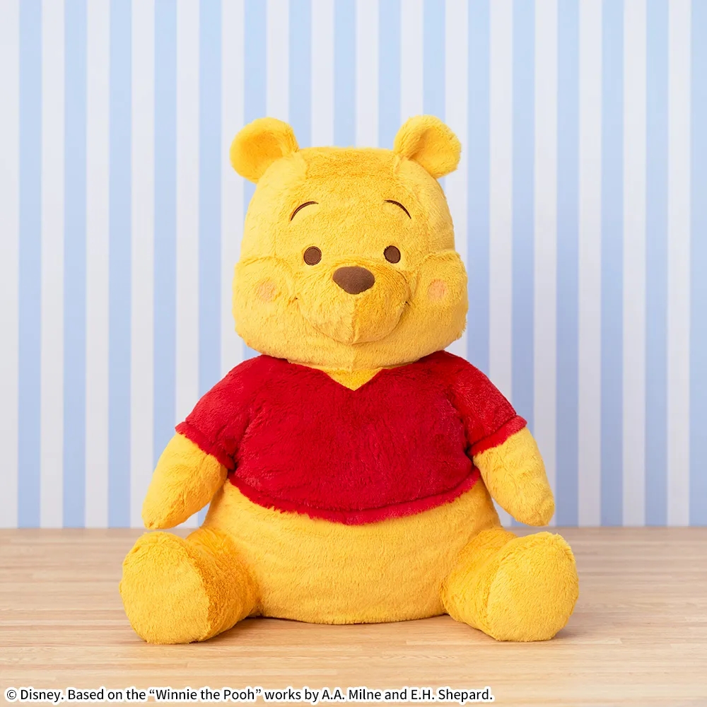 くまのプーさん 赤いほっぺ グランデぬいぐるみ おすわりVer.