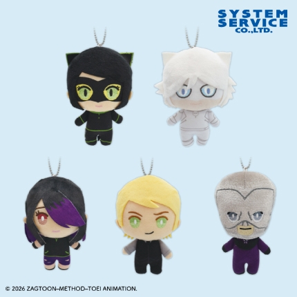 ミラキュラス レディバグ＆シャノワール デフォルメぬいぐるみ Part3