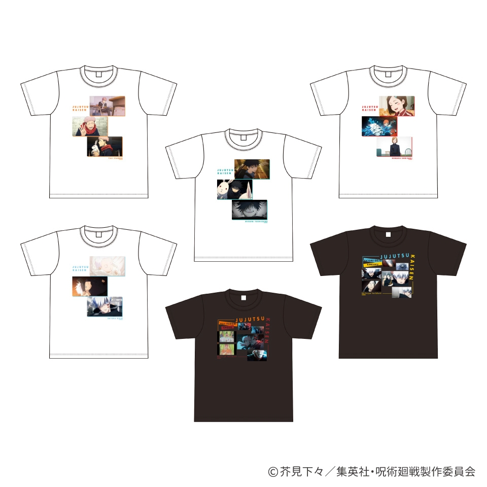 アニメ『呪術廻戦』5周年 場面写TシャツGiGOコラボ2026ver.～GiGO限定～