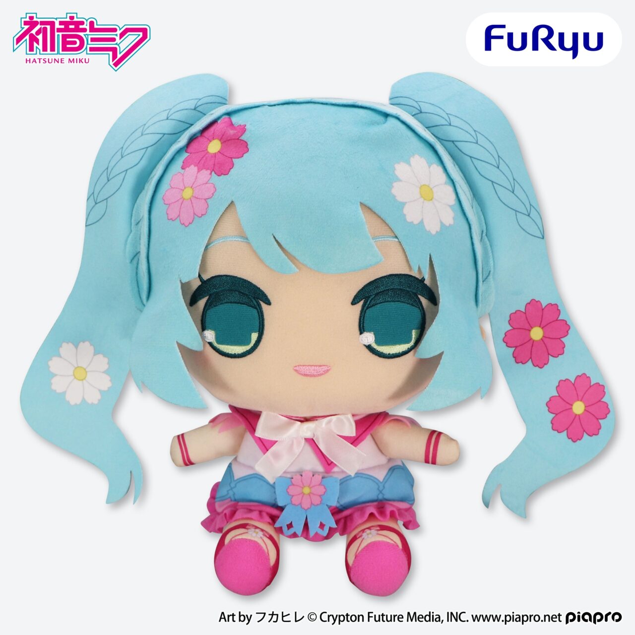 初音ミク きゅるまるBIGぬいぐるみーコスモスver.ー