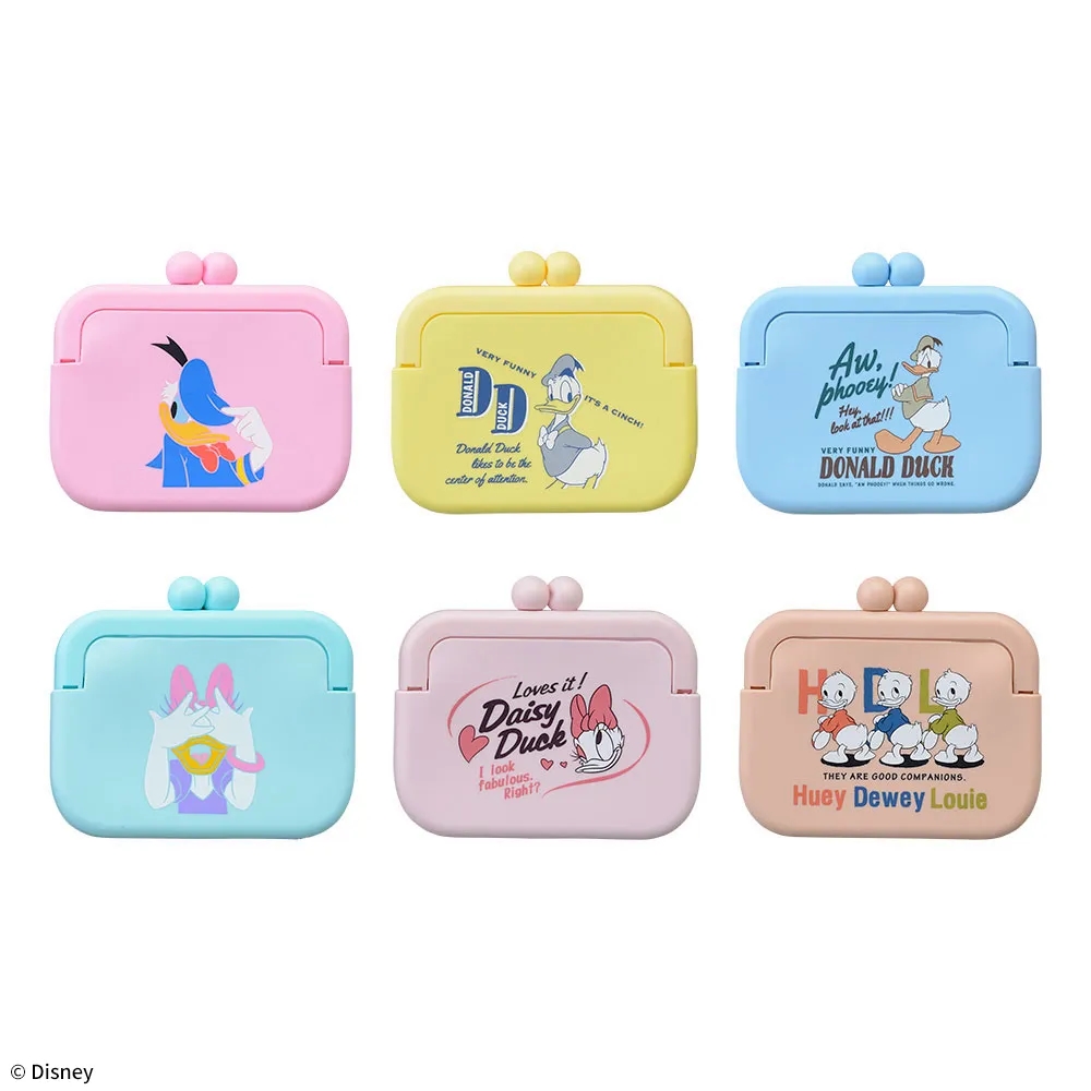 ダック・ファミリーとデイジー がま口シリコンポーチ