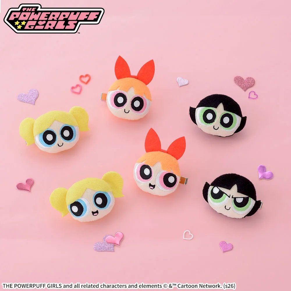 パワーパフ ガールズ マスコットヘアクリップ