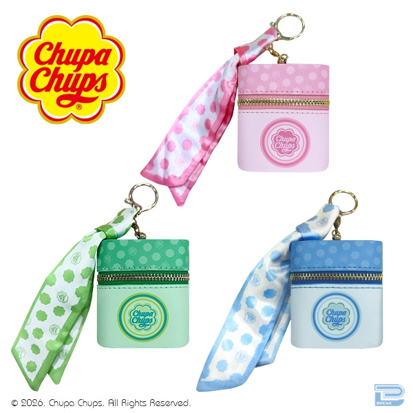 チュッパチャプス スカーフ付きチャームポーチ