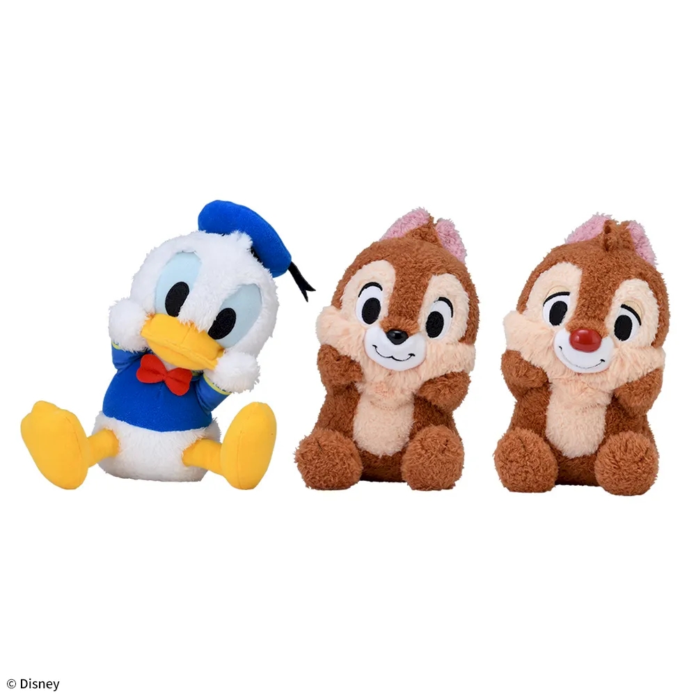 ドナルドダック&チップ&デール ひょこぴょこ ぬいぐるみ