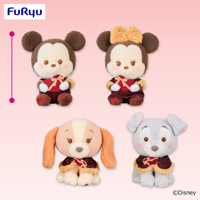 ディズニーキャラクター ミルキーボア ハートぬいぐるみ