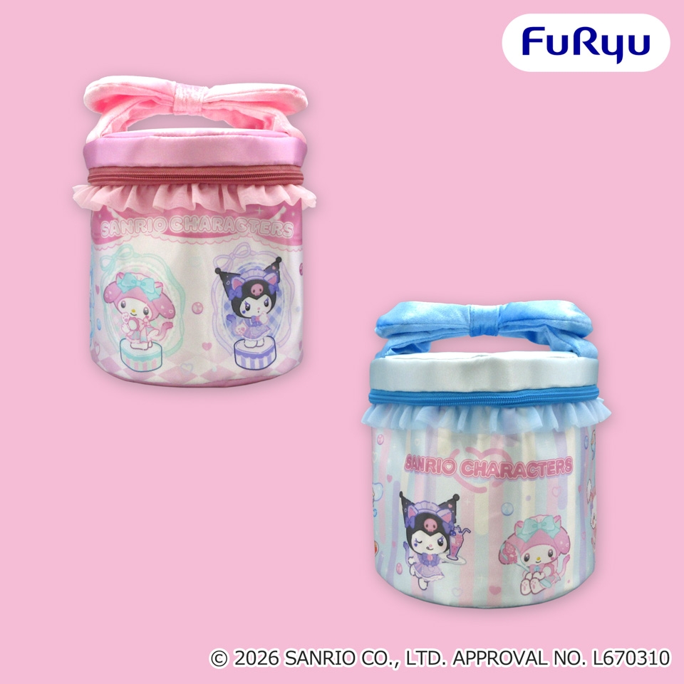 サンリオキャラクターズ ねこみみメイドバニティポーチ
