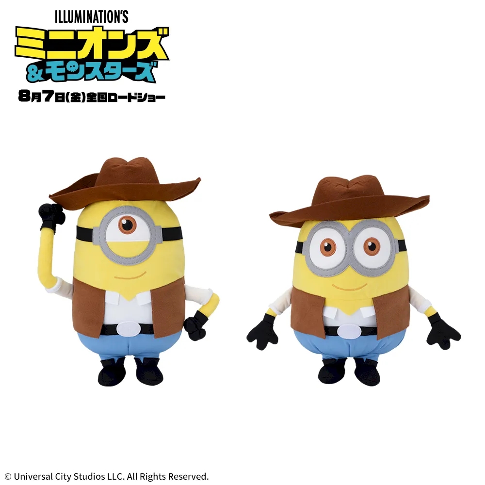 ミニオンズ＆モンスターズ Lぬいぐるみ カウボーイ