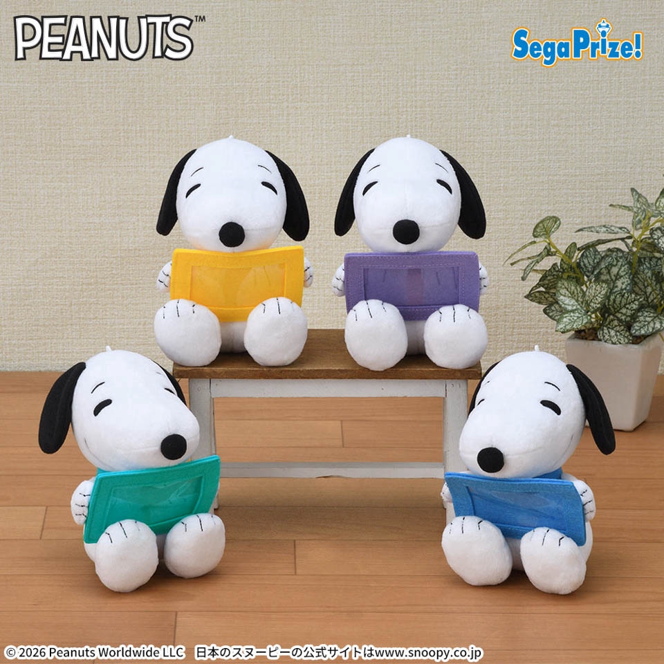 SNOOPY フレーム付ぬいぐるみ