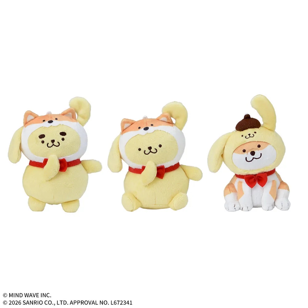 ポムポムプリン×しばんばん マスコット