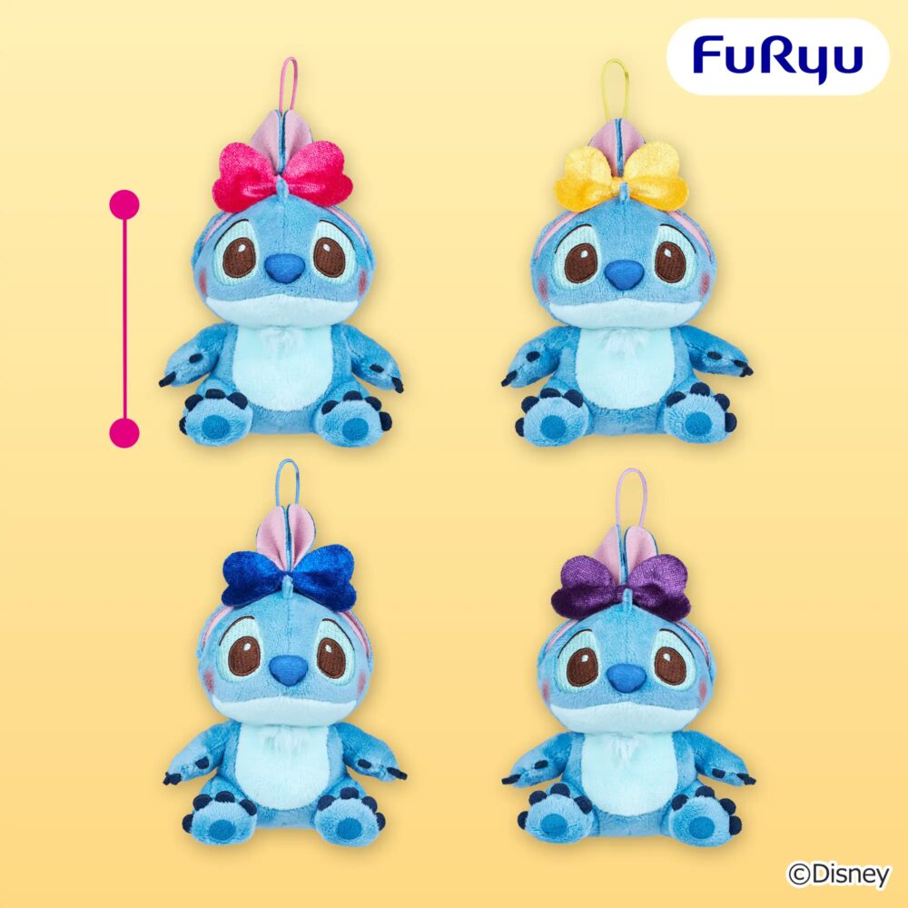 ディズニー スティッチ FukuFuku うさ耳むすびマスコット