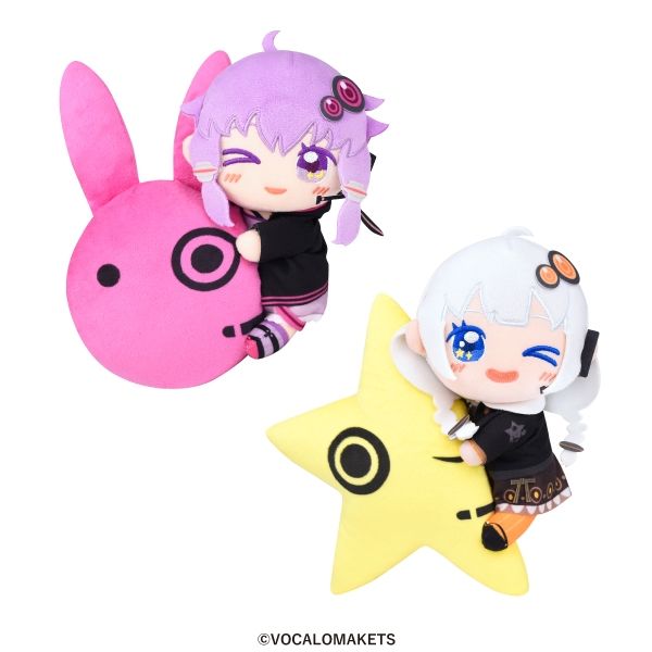 結月ゆかり&紲星あかり 抱きつきぬいぐるみ