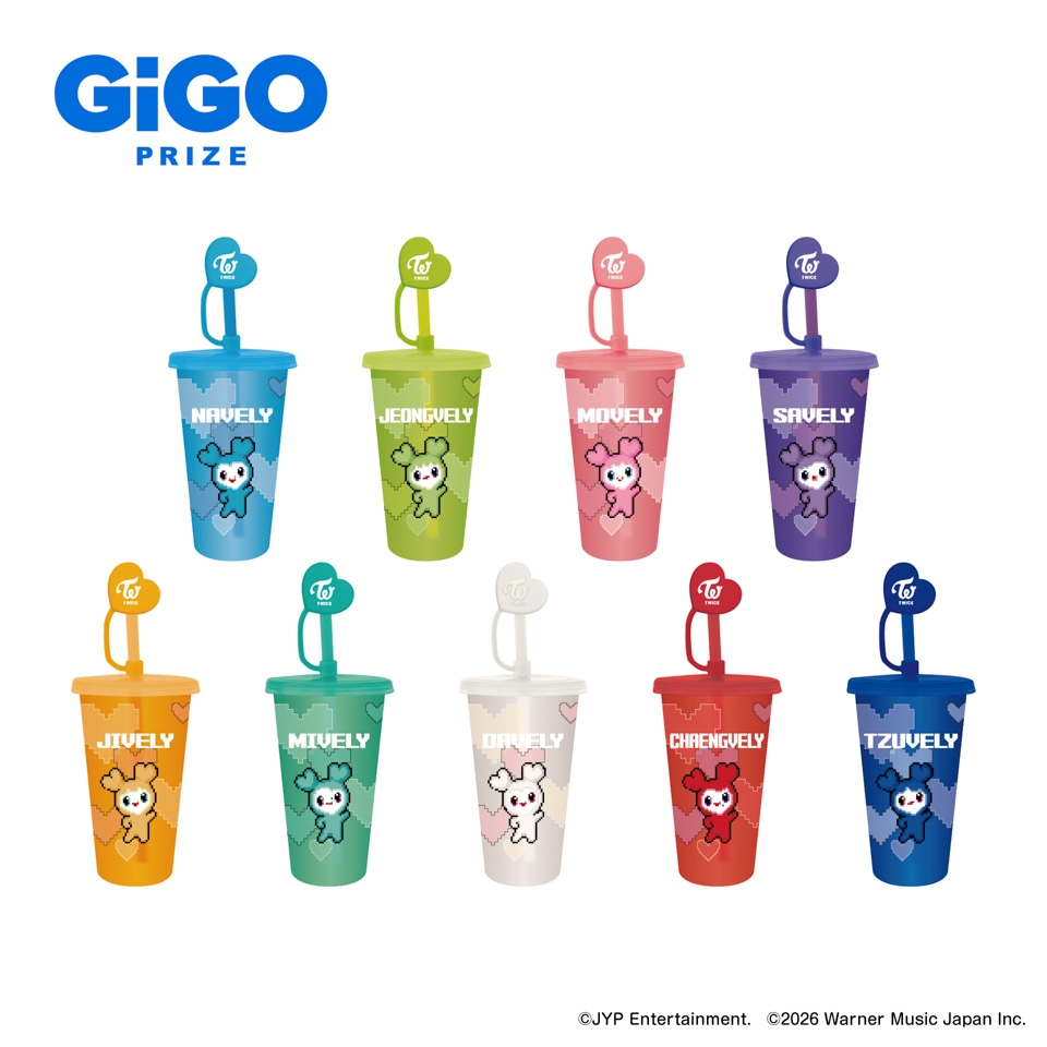 TWICE LOVELYS ストロー付きプラタンブラー ～GiGO限定～