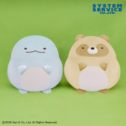 すみっコぐらし たぬきのまんまるレストラン もちもちぬいぐるみXL