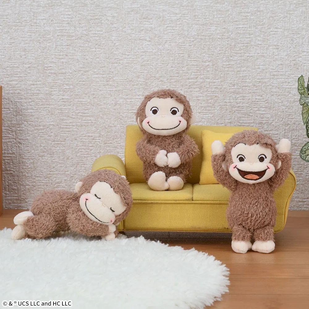 おさるのジョージ 赤いほっぺ マスコット いろいろポーズ