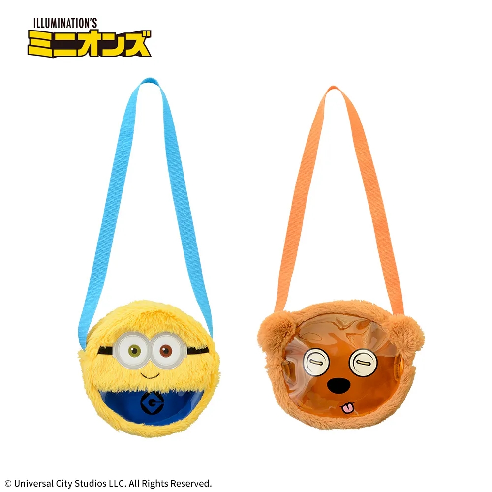 ミニオン プラチナムザッカクリア窓付ショルダーバッグ