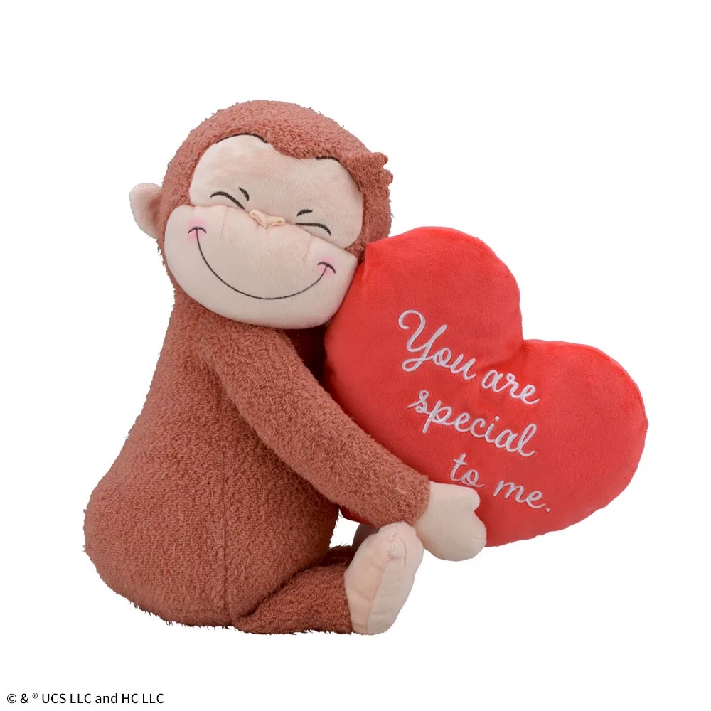 おさるのジョージ LLぬいぐるみ ビッグハート 85th