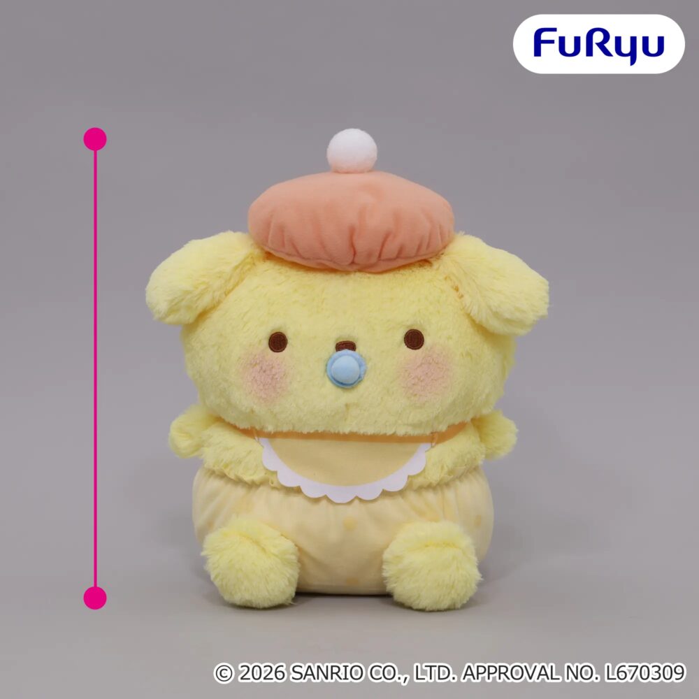 ポムポムプリン ベビーエンジェルBIGぬいぐるみ