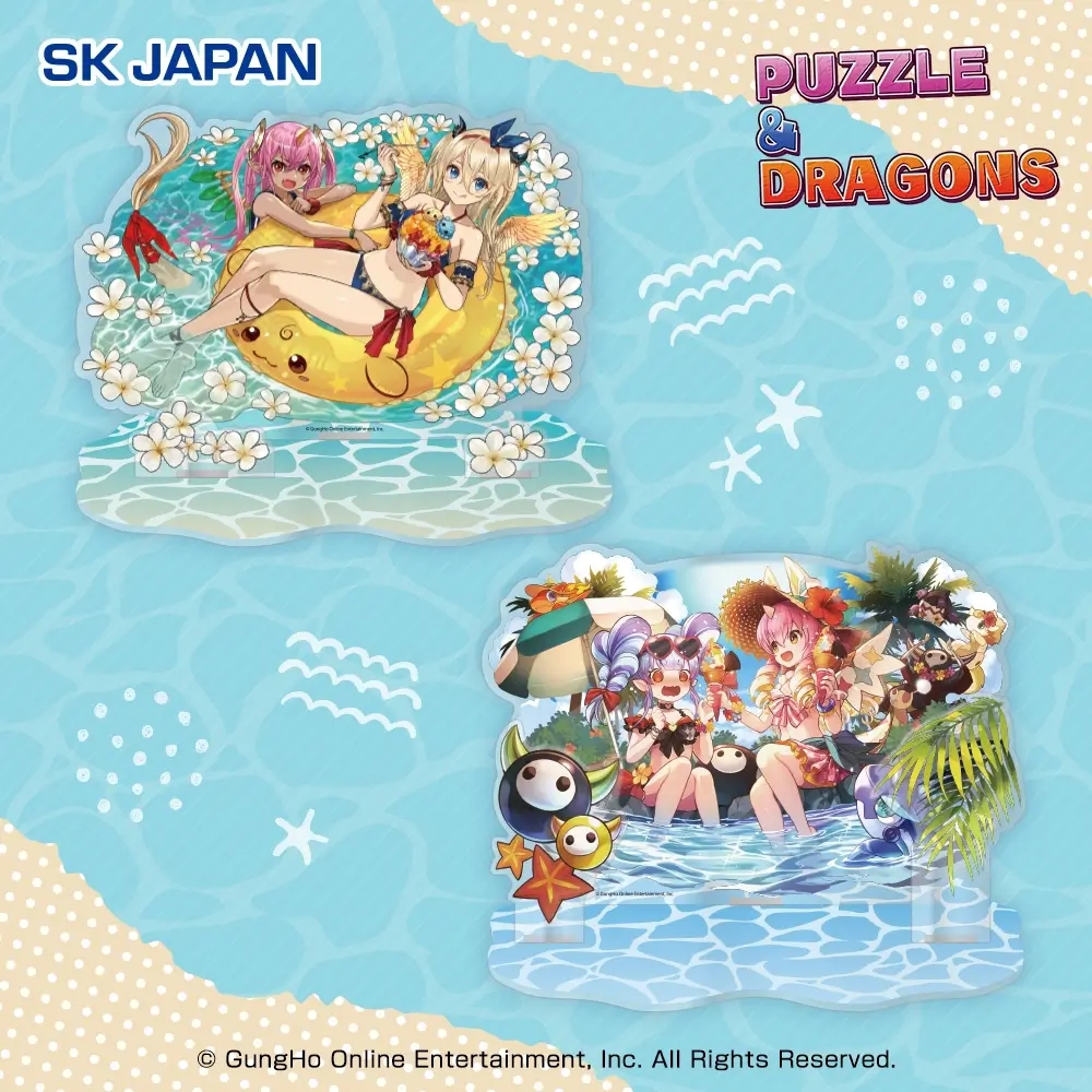 パズル＆ドラゴンズ ジオラマBIGアクリルスタンド（水着Ver）