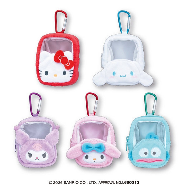 サンリオキャラクターズ 窓付きポーチ