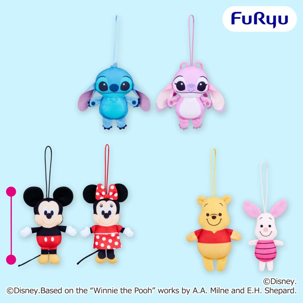 ディズニーキャラクター ぺたっとペアマスコット