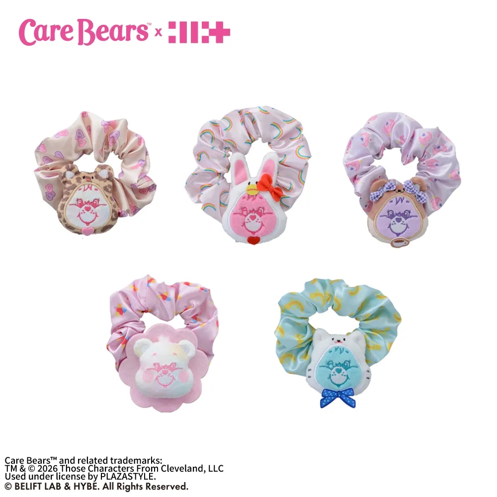 Care Bears™ × ILLIT マスコット付シュシュ