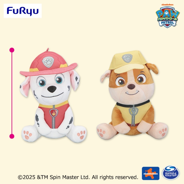 パウ・パトロール こてっとぺったん BIGぬいぐるみ～マーシャル・ラブル～