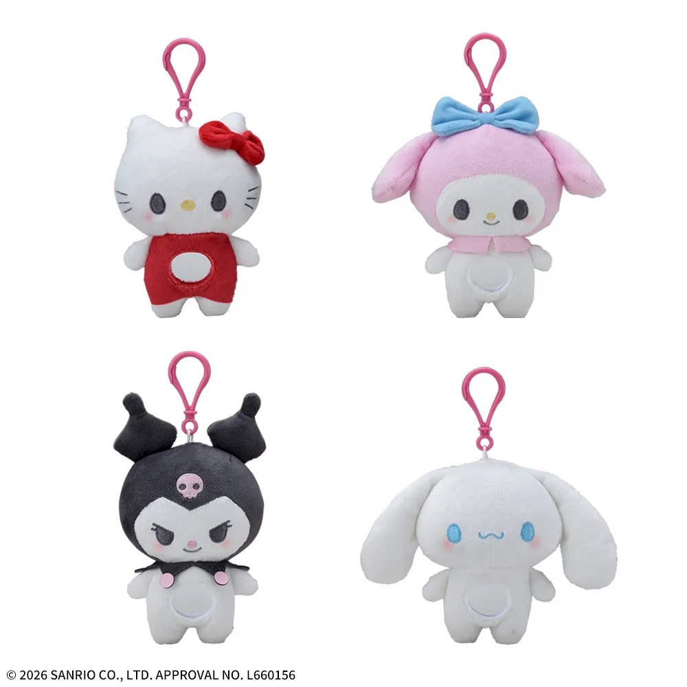 ゆるかわ サンリオキャラクターズ ミラー付ミニぬいぐるみ