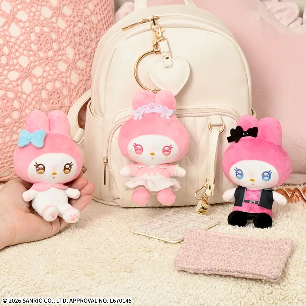 ゆるかわ サンリオキャラクターズ あいぬい ミニぬいぐるみ“マイメロディ”