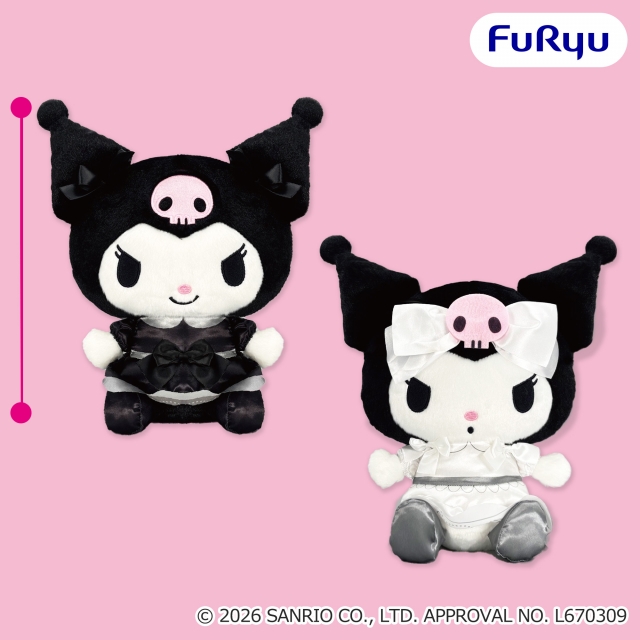 クロミ こあくまブラック＆ホワイトBIGぬいぐるみ