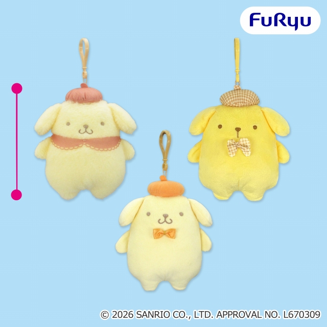 ポムポムプリン SANRIO FES 2026 カラフルリンクコーデ くりっぴぃ ぬいぐるみ