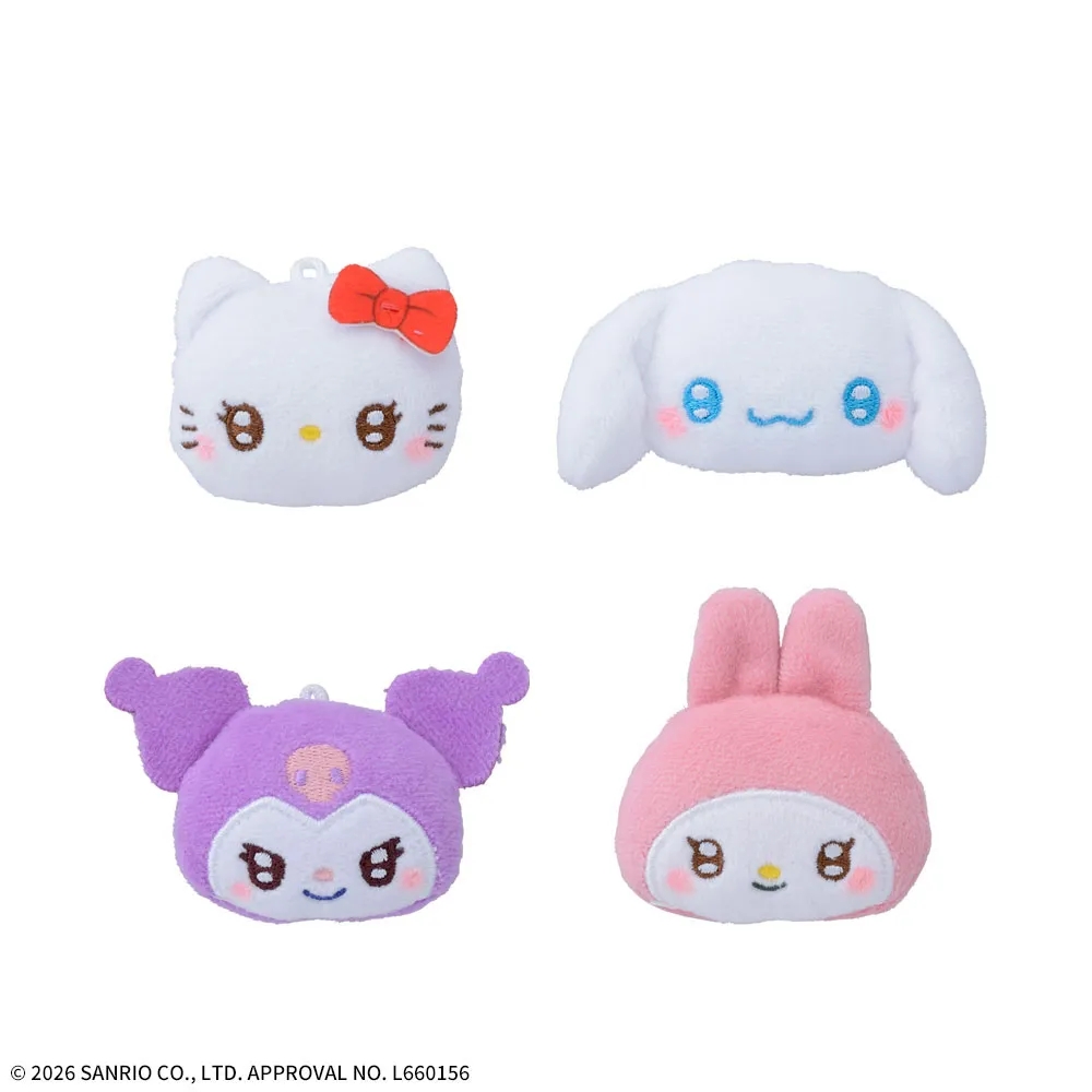 ゆるかわ サンリオキャラクターズ プチフェイスマスコット