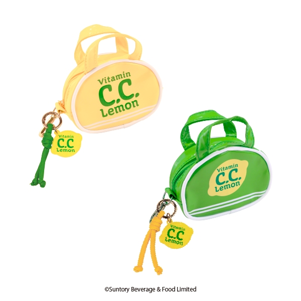 C.C.レモン ボストンバッグ風ミニポーチ