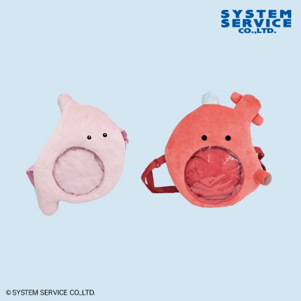 FANS にんげんのからだ ぬいぐるみショルダーバッグ