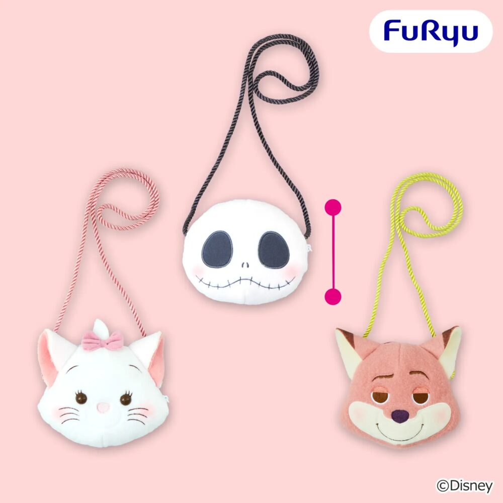 ディズニーキャラクター ミルキーボア ぬいぐるみポシェット~ジャック/ディズニー マリー/ニック~