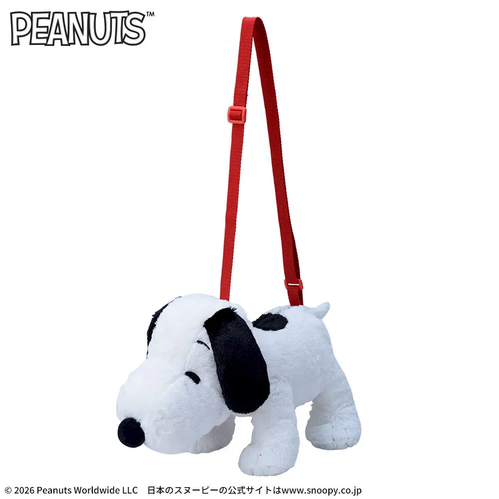 SNOOPY™ プラチナムザッカぬいぐるみショルダーバッグ おさんぽVer.