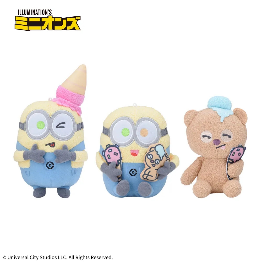 ミニオン ぬいぐるみ‐ボブ&ティム‐ アイスクリーム