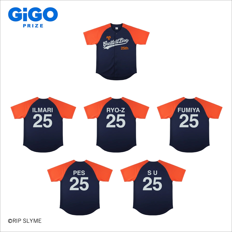 RIP SLYME GREATEST LIVE BASEBALL SHIRT(ベースボールシャツ) ～GiGO限定～
