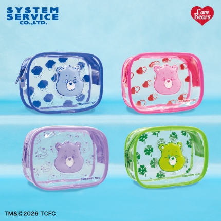Care Bears ぷくぷくフェイスクリアポーチ