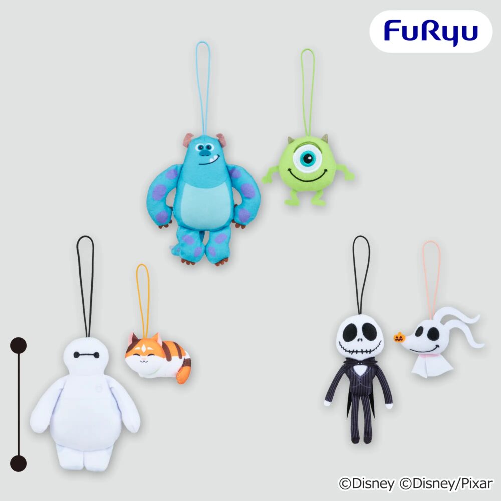 ディズニー&ピクサーキャラクター ぺたっとペアマスコット