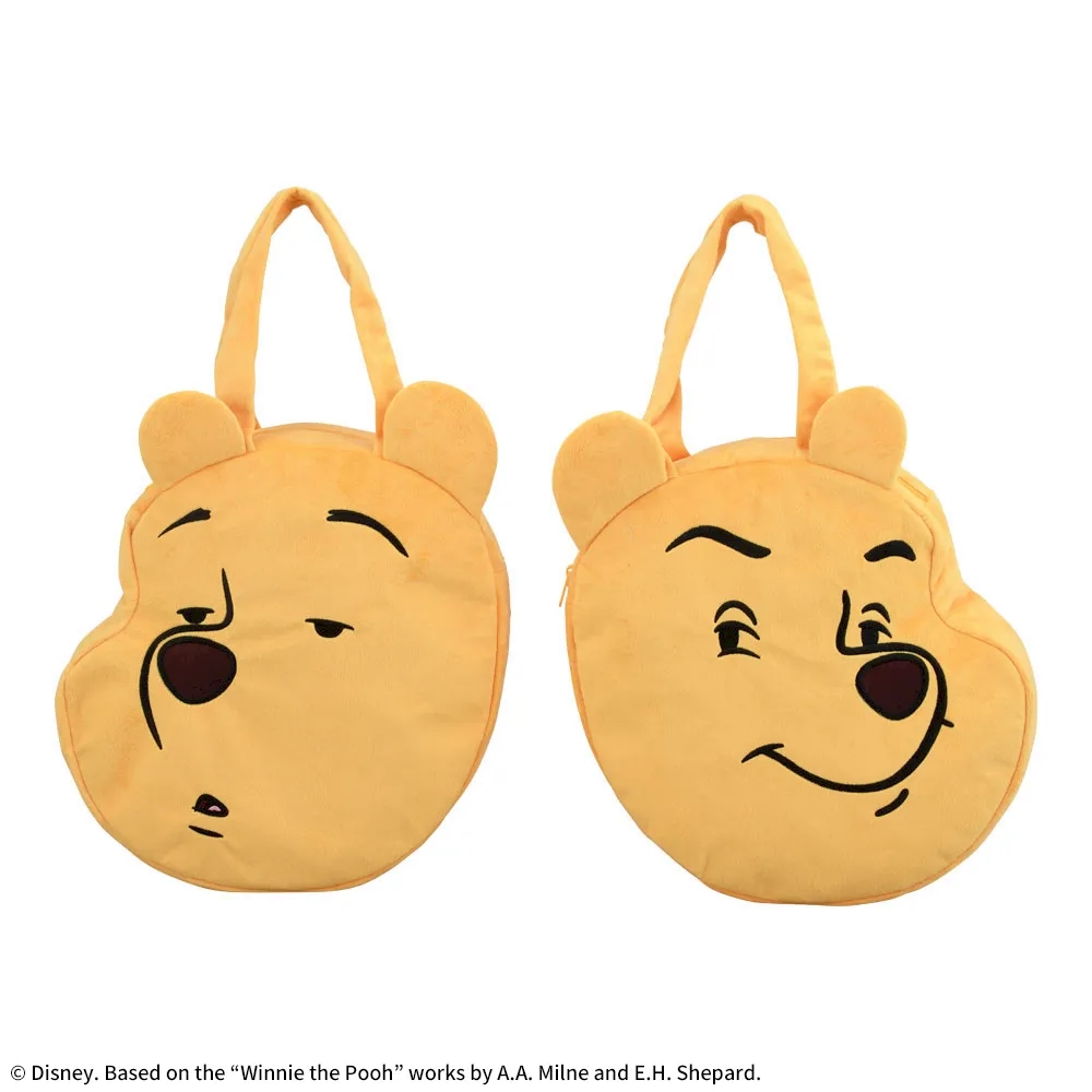 くまのプーさん プラチナムザッカフェイス型バッグ FUNNY Ver.