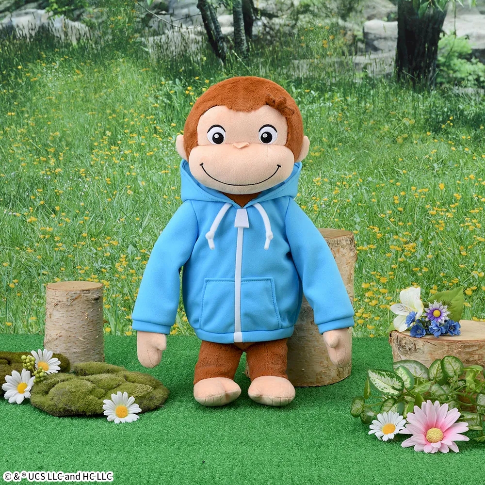 おさるのジョージ LLぬいぐるみ フーディー