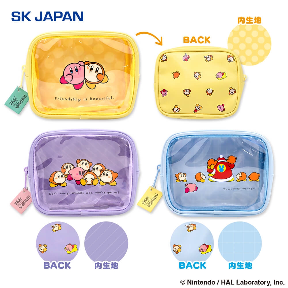 カービィ play with ワドルディ 前面クリアポーチ