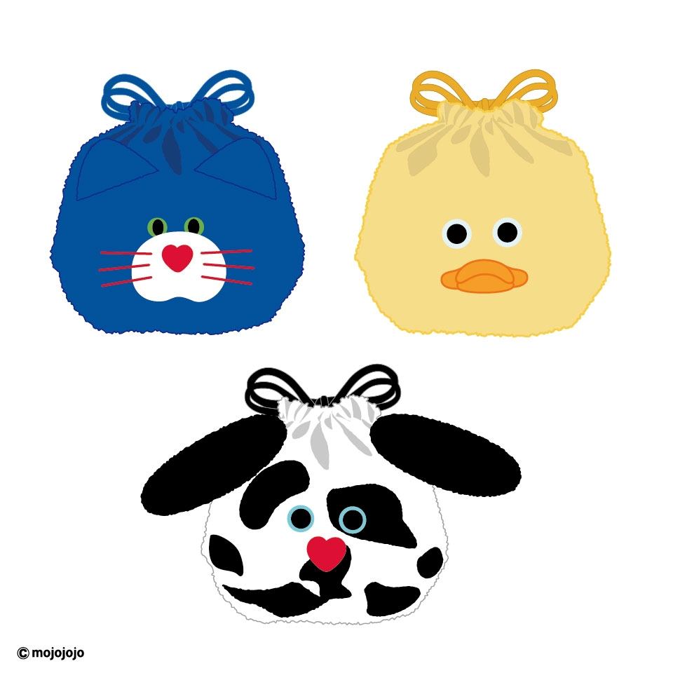 mojojojo フェイス巾着